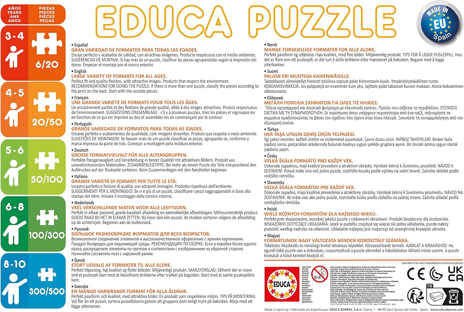 Educa - Puzzel 200 stukjes | Disney Parade, puzzel van 200 stukjes voor kinderen vanaf 6 jaar, Disney World (13289) Puzzel Naty Shop