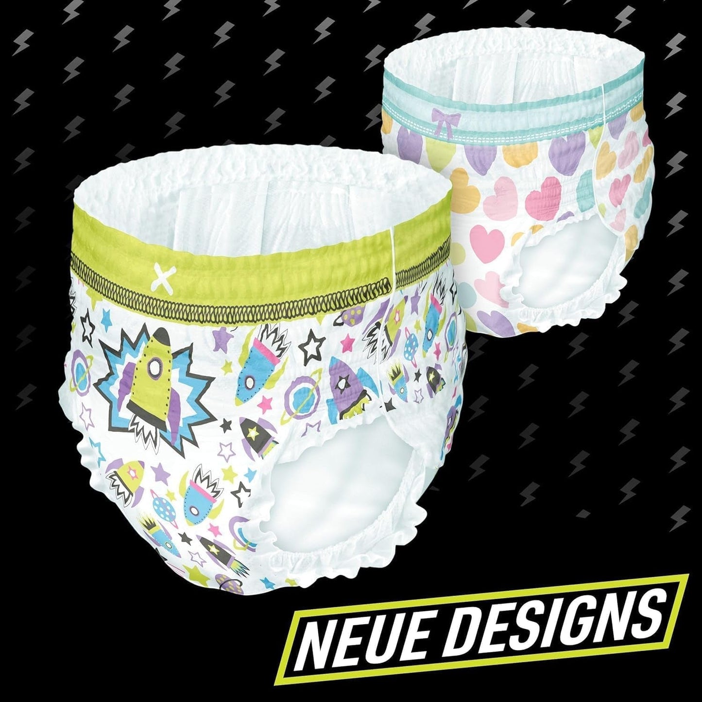 Ruimteschip pyjamabroek, 9 absorberende nachtbroeken, 8 jaar, 27kg-43kg, lekbescherming de hele nacht