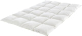 Badenia Trendline Eco warm dekbed met 90% dons en 10% veren klasse I, 135 X 200 cm, wit, Oeko-Tex gecertificeerd, geproduceerd volgens de Duitse kwaliteitsnorm Quilts en quilts Naty Shop