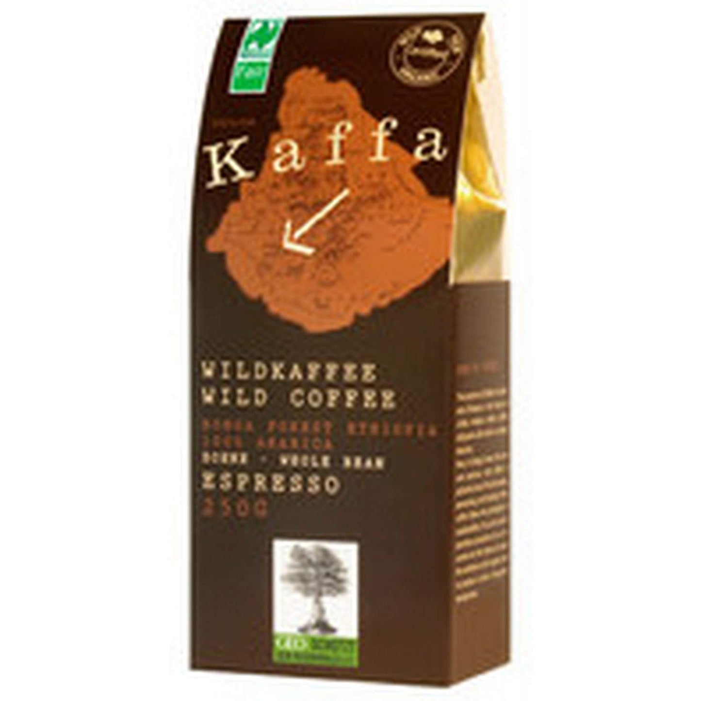 Espresso "Kaffa", hele wilde koffiebonen (250 g) - Biologisch