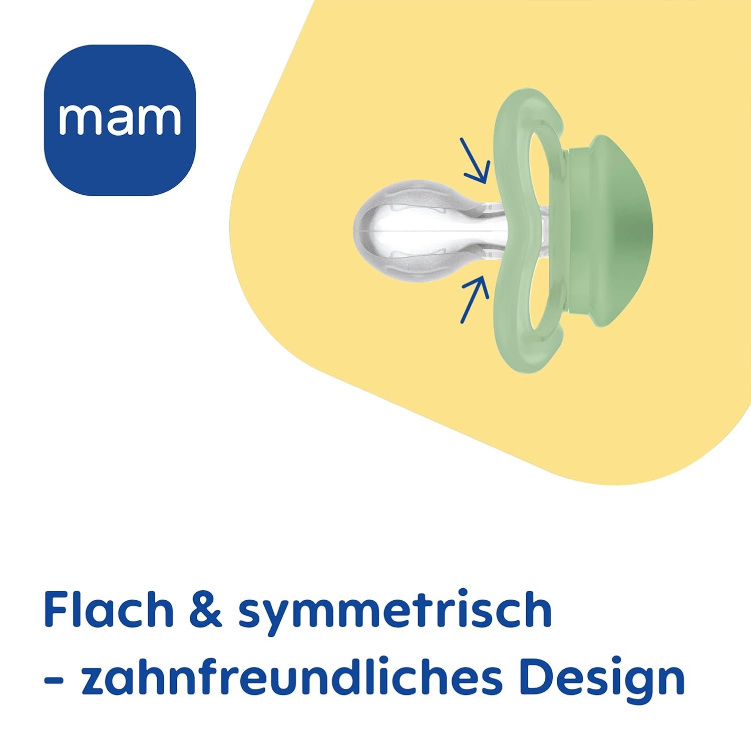 MAM Air siliconen fopspenen, 2 stuks, extra licht en luchtig ontwerp, tandvriendelijke babyfopspeen gemaakt van MAM SkinSoft speciale siliconen met fopspeendoos, 6-16 maanden beer/neushoorn