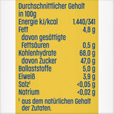 Appel- en bananenrepen (20 x 25 g), alleen gezoet met fruit, perfecte snack tussen de maaltijden, bereid met strikt gecontroleerde en geselecteerde ingrediënten.
