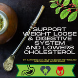 Originele Braziliaanse cannabis 50 g ● Yerba Mate thee met hennepmeel en salie ● Mate thee van Mate bladeren ● Citroenschil en citroengras ● Yerba Mate losse thee 50 g