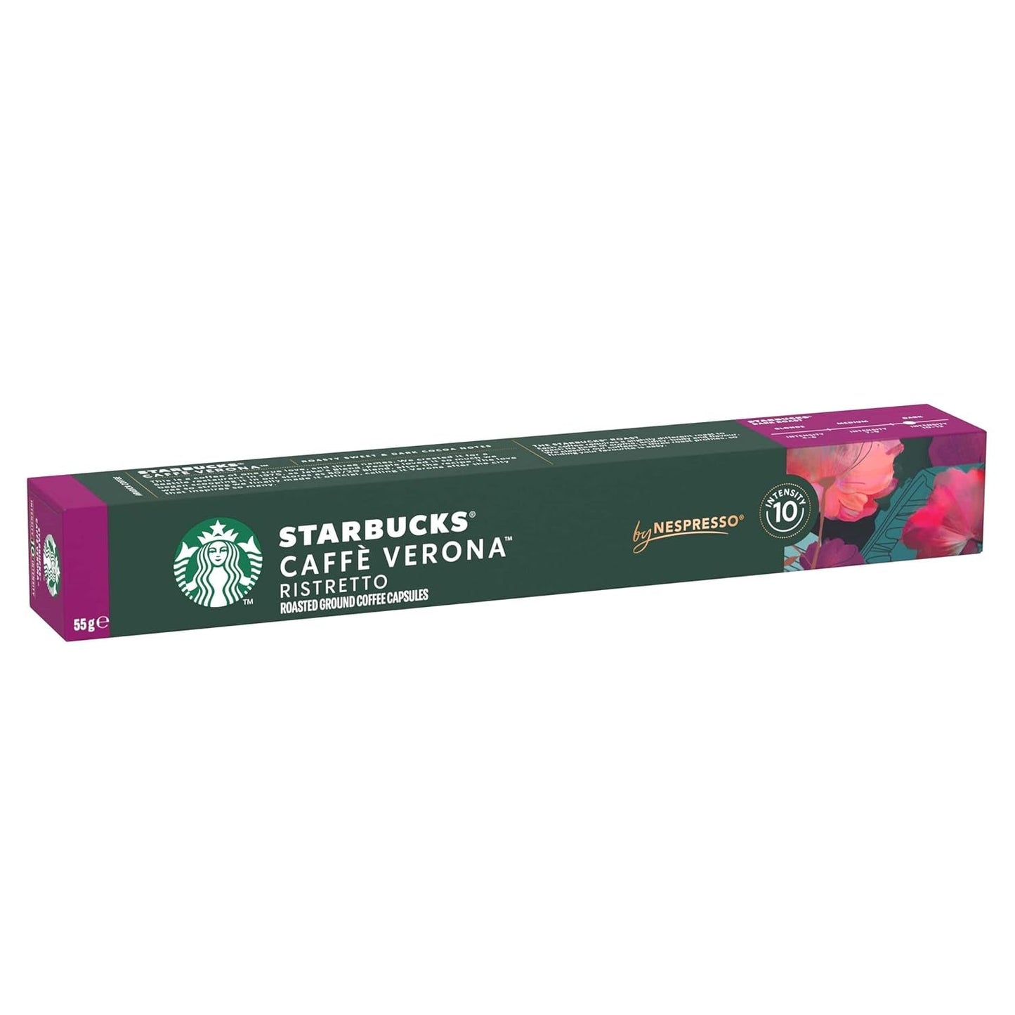 STARBUCKS Caffé Verona van Nespresso, Dark Roast, Kaffeekapseln 10 x 10 (100 Kapseln)