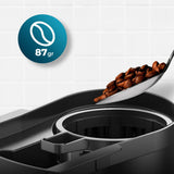 Cecotec Coffee 66 Grind & Drop Essentieel druppelkoffiezetapparaat. 1086 W, messenslijper, maximaal 12 kopjes, Extreme Aroma-technologie, digitaal, roestvrij staal, automatische uitschakeling.