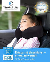 Zwarte kussensloop Dubbelpak Perfect voor ANDAR nekkussens Maco-katoen (dubbel jersey) Niet strijken en geschikt voor de droger Set van 2 kussenslopen met ritssluiting Oeko-Tex-gecertificeerd Cervicale orthopedische kussens Naty Shop