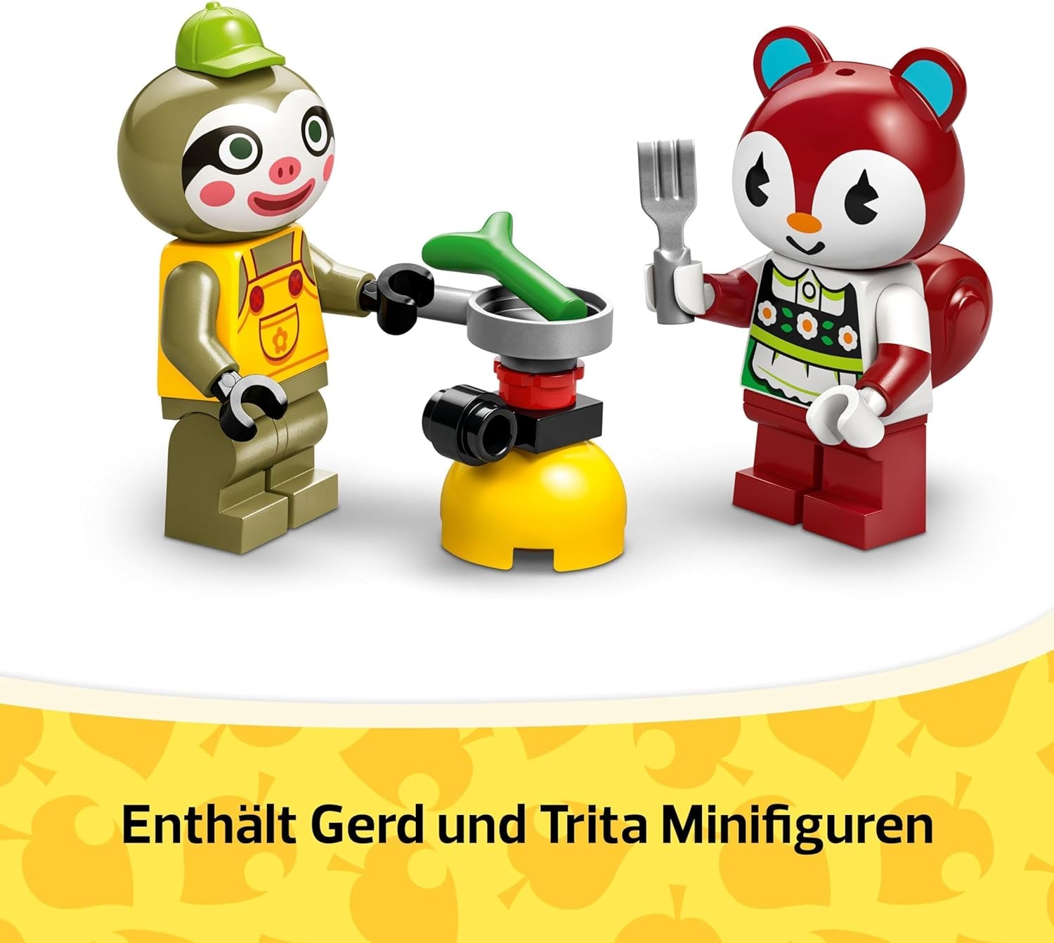 LEGO Animal Crossing Gerd's Caravan & Tuin Rollenspelset Autospeelgoed voor kinderen van 7 jaar oud Meisjes en jongens Cadeau Videogamespeelgoed met dierenfiguren 77054 Bouwsets Besuchen in LEGO-Store