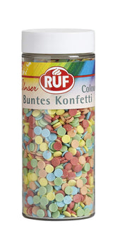 RUF Love Chocolate Chocolade Linzendecoraties, gemaakt van fijne melkchocolade met een knapperig en kleurrijk suikerglazuur, 75g per doos