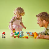LEGO DUPLO Dierentrein, speelgoedtrein met wielen, creatief bouwen en herbouwen van dierenfiguren, educatief speelgoed voor peuters, verjaardagscadeau voor dierenliefhebbers meisjes en jongens van 1½ jaar oud 10412 bouwsets Besuche den LEGO-Store