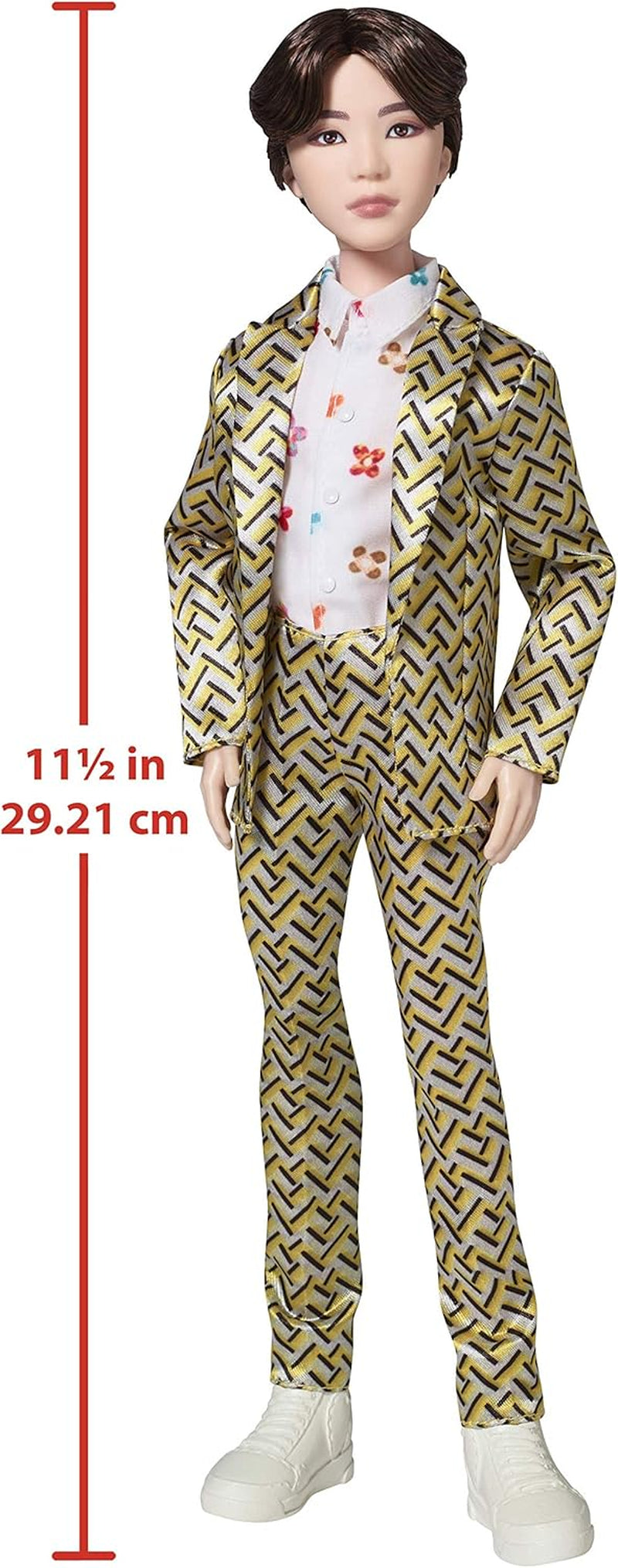 Mattel GKC92 - BTS Idol Suga-actiefiguur, K-Pop Merch verzamelspeelgoed, veelkleurig