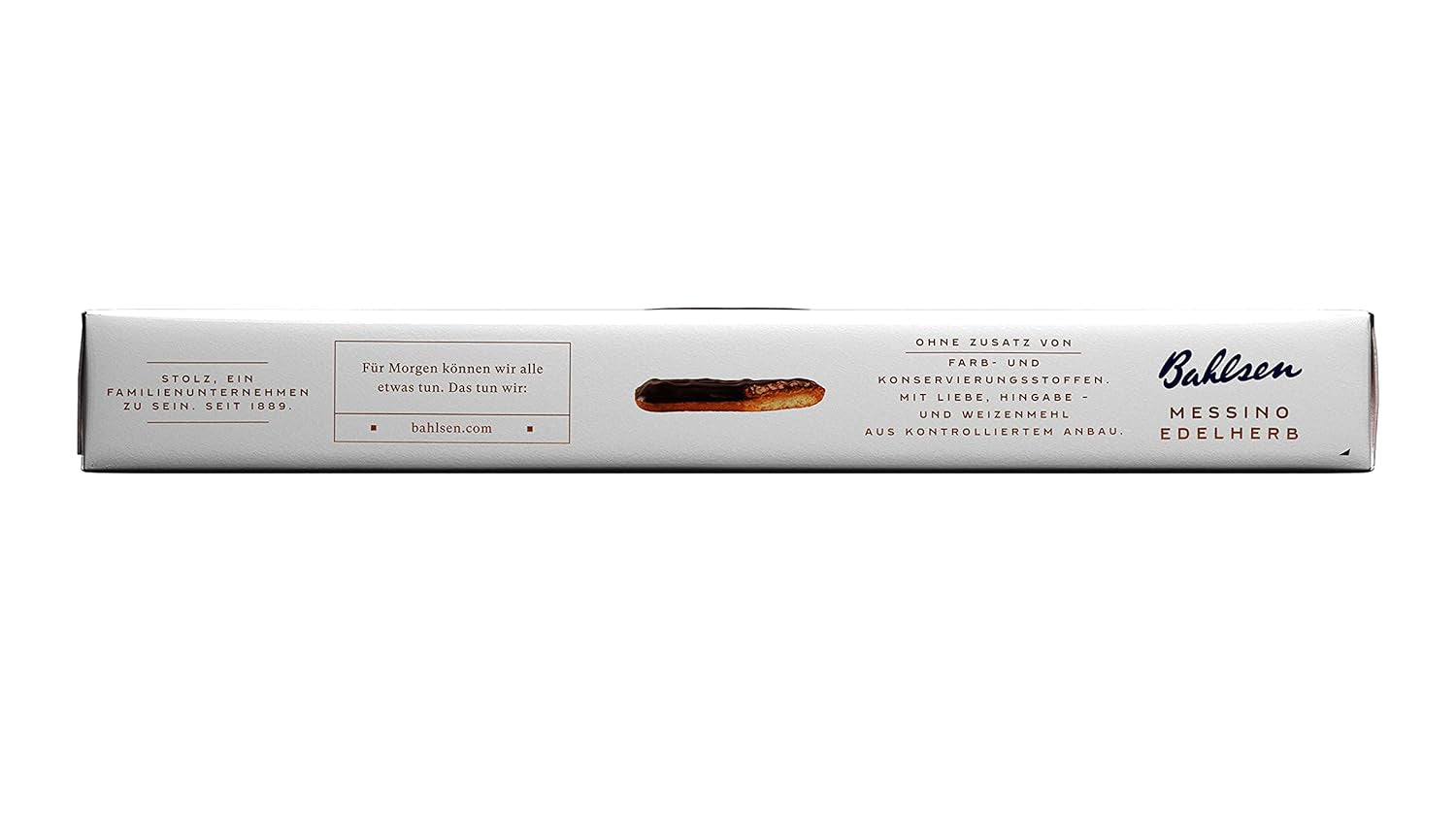 Bahlsen Messino Edelherb - Pak van 4 - Edelherb Chocolade Sinaasappel Vulling Pluizig Deeg (1 x 125g)