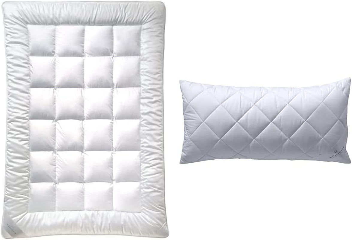 Billerbeck E21 King Fiber Trooster - Verfijnd Aloë Vera Fiber Trooster - 135 X 200 Cm Medium Warmte All Season Trooster, Wit Naty Shop Dekbedden & Quilts Vezelkussenpakket 135 X 200 Cm Medium