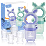 Tétine Pour Bébé/Tétine à Fruit/Tetine Grignoteuse Bebe/Tétine D'alimentation Pour Bébé - Toy de Dentition Pour Bébé, zonder BPA (2 stuks)