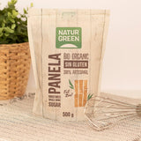 - Biologisch gekristalliseerd paneel, pure suiker, ecologische zoetstof, natuurlijk suikerrietsap - 500 g, pakje van 12 zoetstoffen Naty Shop
