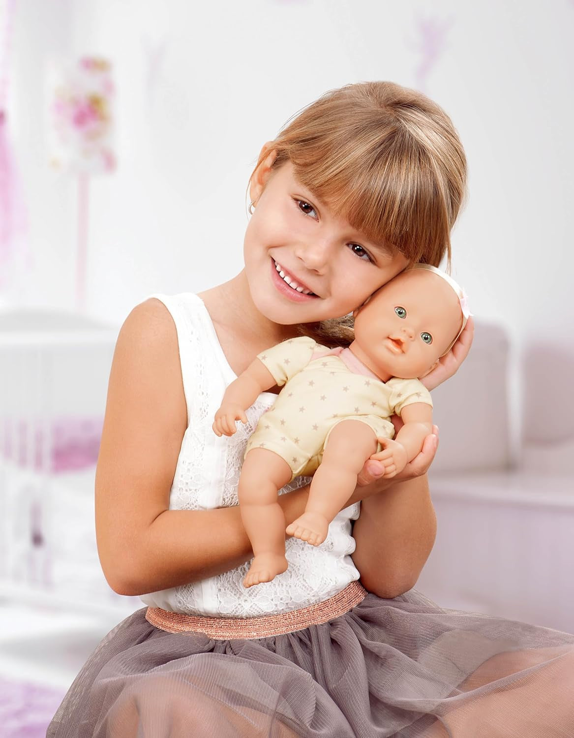 Baby Sweetheart-pop - Bedtijd - 31 cm - Zacht lichaam - Fopspeenaccessoire - Fantasiespel - Speelgoed vanaf 3 jaar