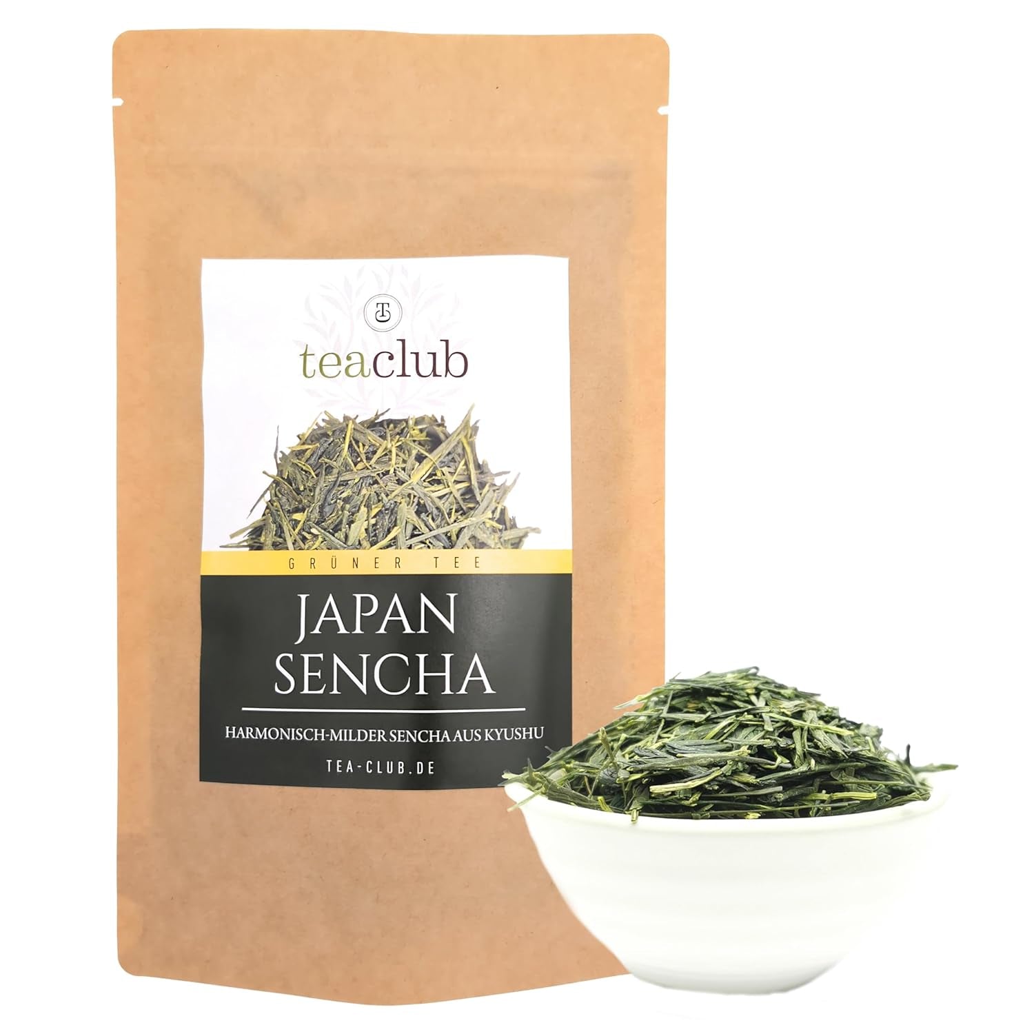 Japanse groene thee Sencha los 100g, Japanse groene thee van Kyushu, Oku Midori struikvariëteit, Teaclub Groene Thee