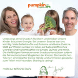 Pumpkin Organics Baby Meergranen Wortel- en Mangoringen (8 stuks) Babysnacks zonder additieven vanaf 12 maanden - Allergeenvrij² en glutenvrij³ Krokante babysnacks (8 x 20 g)