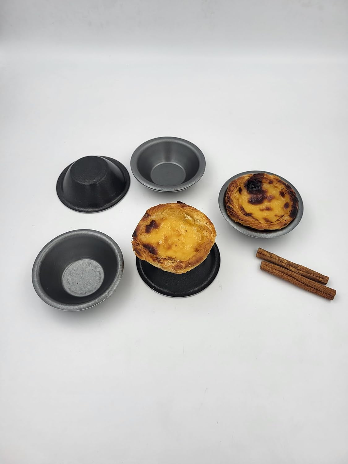 43027, roomgebak, 6 vormen, Ø 5 cm x h 1,5 Vormen en bakplaten Naty Shop
