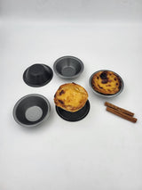 43027, roomgebak, 6 vormen, Ø 5 cm x h 1,5 Vormen en bakplaten Naty Shop