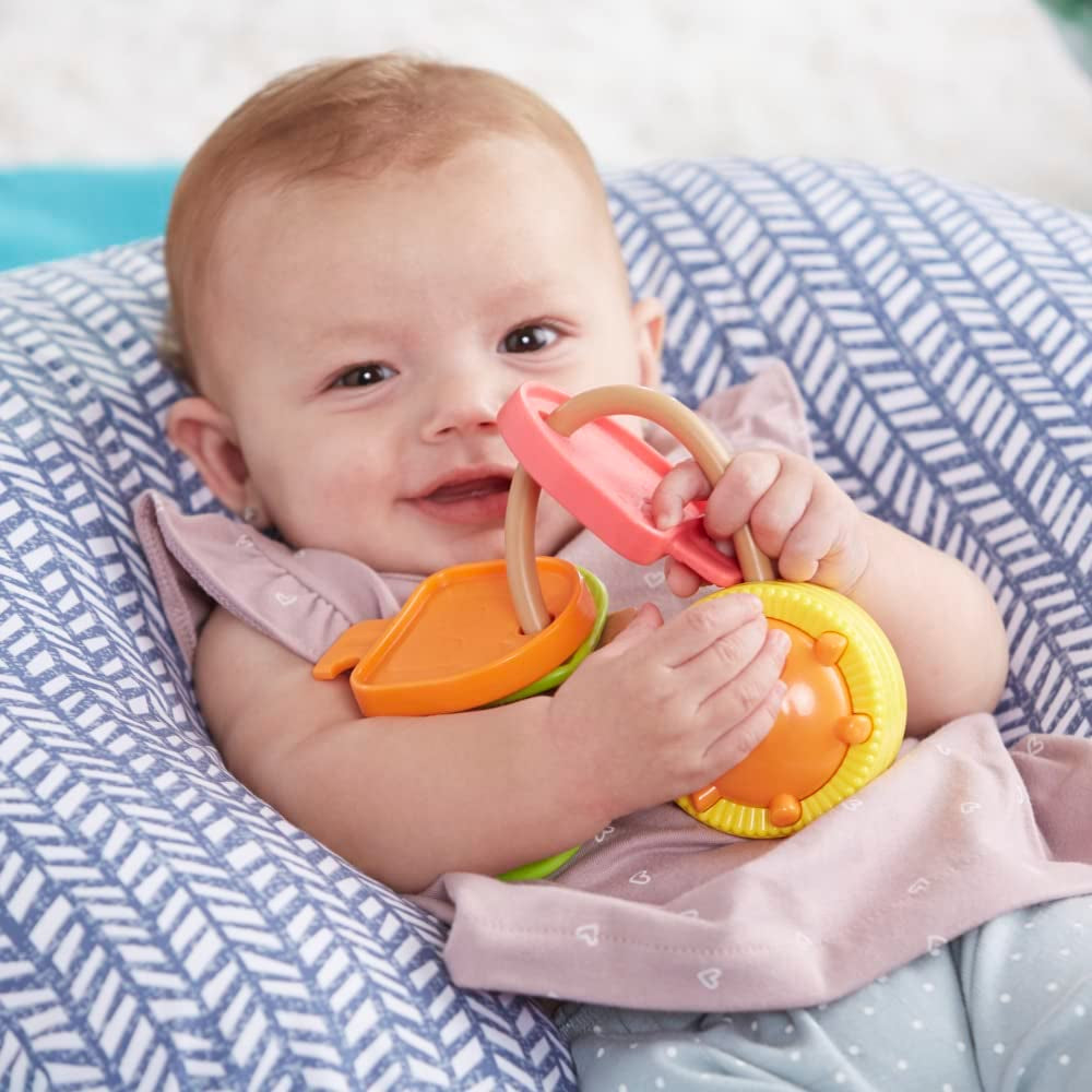 Playskool Mijn eerste sleutels, zintuiglijk speelgoed met structuren en geluiden voor baby's vanaf 3 maanden (exclusief Amazon) Babyspeelgoed Naty Shop
