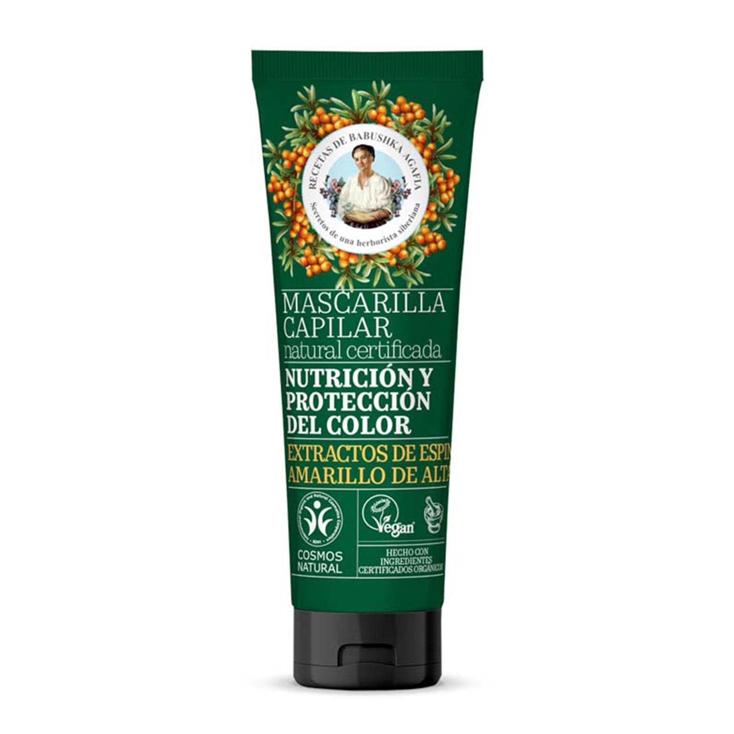 VEGAN voedings- en kleurhaarmasker, 200 ml Naty Shop haarmasker Standaard titel