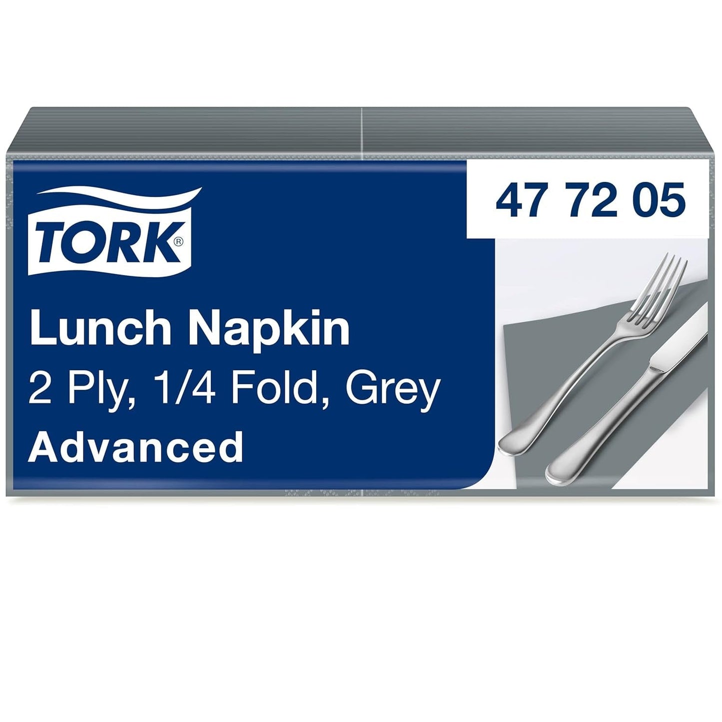 Tork 477840 Lime lunchservetten / 2-laags servetten voor kleine maaltijden of snacks / geavanceerde kwaliteit / 10 X 200 (2000) papieren servetten / 32,6 X 33 cm (L X B) / 1/4 vouw