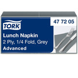 Tork 477840 Lime lunchservetten / 2-laags servetten voor kleine maaltijden of snacks / geavanceerde kwaliteit / 10 X 200 (2000) papieren servetten / 32,6 X 33 cm (L X B) / 1/4 vouw