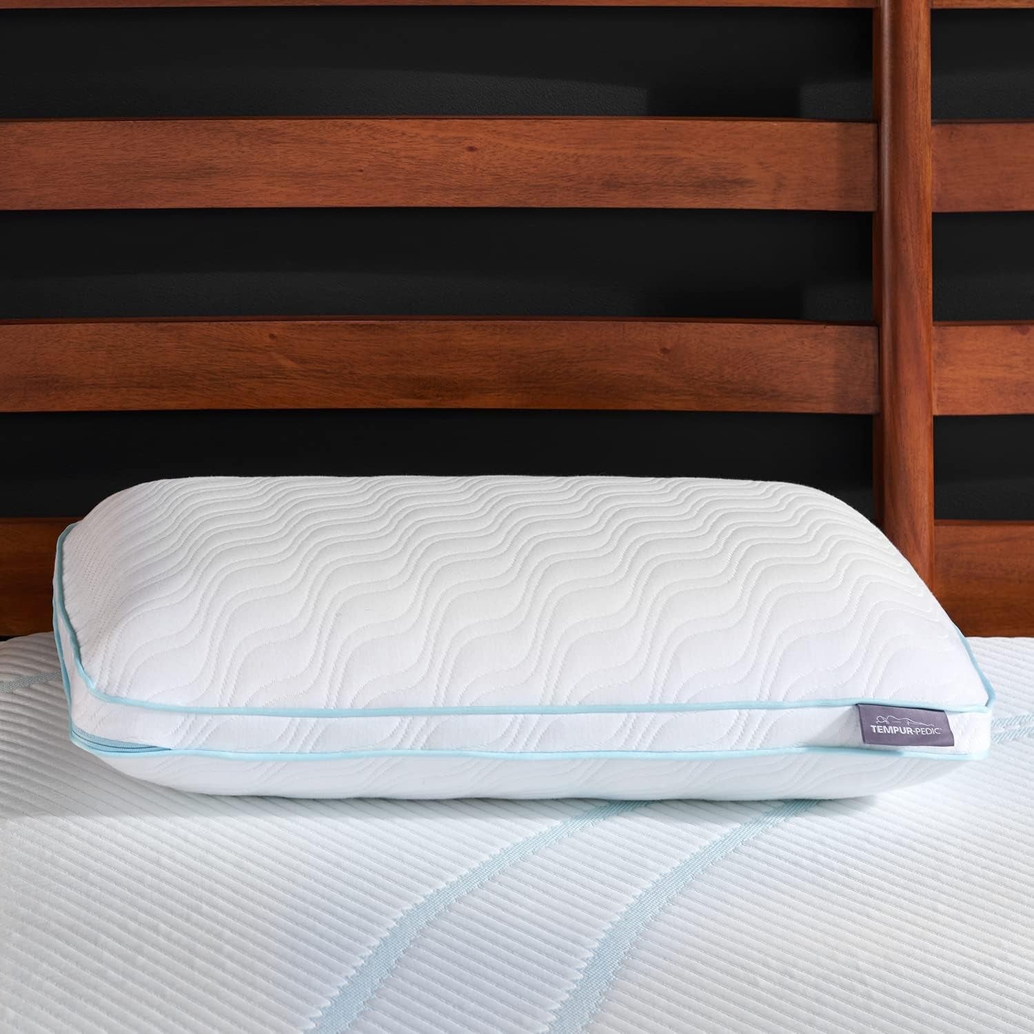 TEMPUR-PEDIC Tempur-Cloud Prohi-kussen, traagschuim, wit/weelderige tuin, kingsize standaardkussens Naty Shop