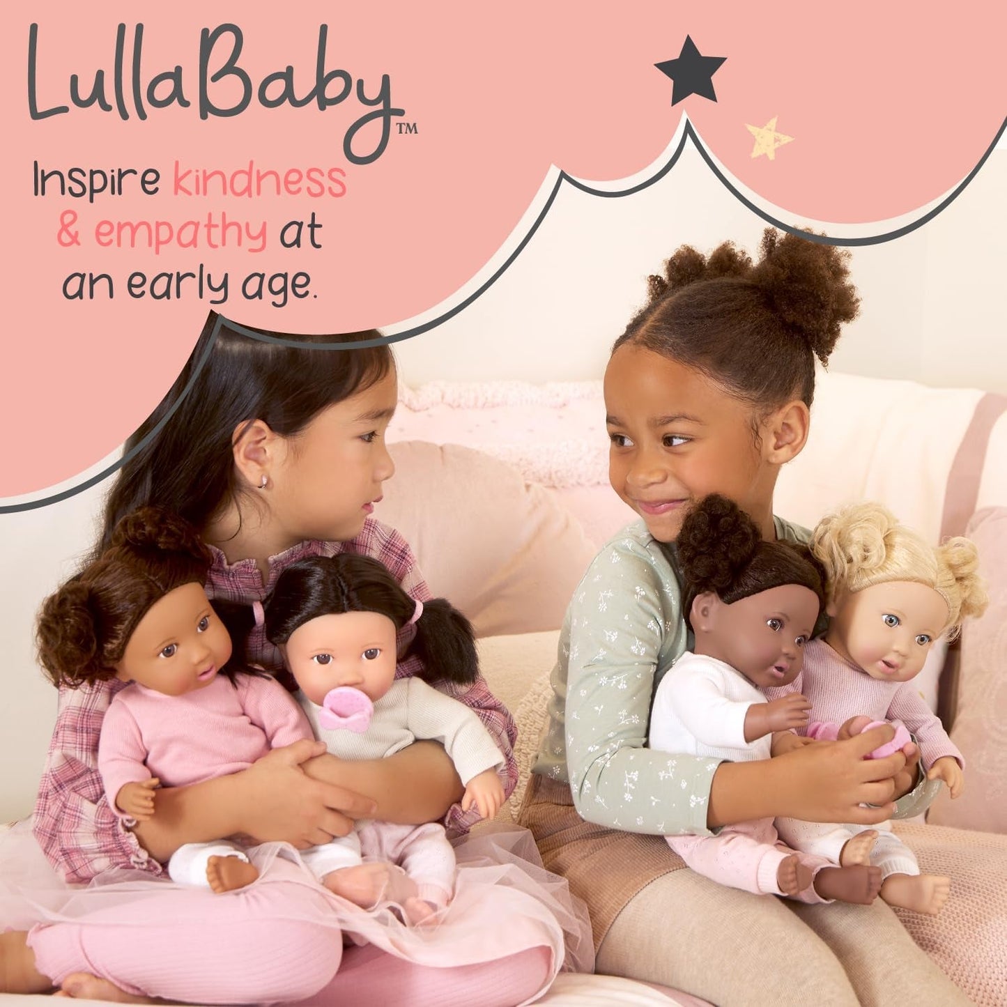LullaBy – Poppenbad – Badset – Badspeelgoed – Poppenaccessoires – Realistisch waterspel – Kinderen vanaf 2 jaar