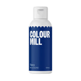 Color Mill Blend kleurstof op oliebasis, marineblauwe kleur - Kleurstof voor chocolade, fondant, muffins, cakes, bakken, bitterkoekjes - Kleurstof voor het decoreren van taarten - 100 ml