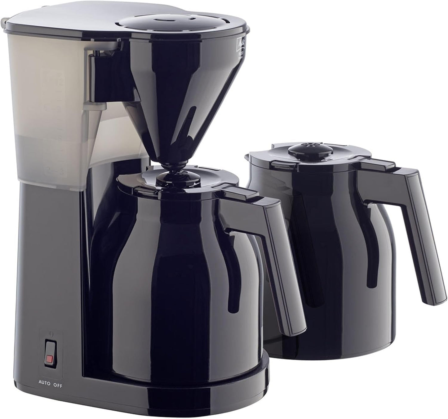 Melitta Easy – Espressomachine met filter en glazen karaf, voor maximaal 10 koppen koffie, zwart