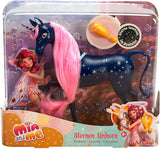 Simba 109483043 - Mia and Me Sterreneenhoorn 25 cm, speelgoedpaard met glow-in-the-dark sterren op lichaam en haarborstel, vanaf 3 jaar