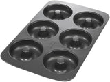 Birkmann, Easy Baking, Donutblech, Backform Für 6 Donuts, Mit Hochwertiger Antihaftbeschichtung, Ø 9 Cm, Mit Rezept, 881631 Vormen en bakplaten Naty Shop 6Er Donut-Blech