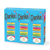 Heidel Thank You melkchocoladerepen 3x80g, 16 mini-repen van 5g per verpakking, Verschillende uitingen van dankbaarheid, Prachtig cadeau-idee