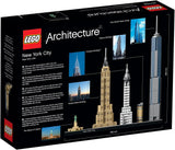LEGO Architecture New York City Set, Skyline-modelset met World Trade Center en Vrijheidsbeeld, knutselwerkjes voor volwassenen, huis- en kantoordecoratie, cadeaus voor vrouwen en mannen 21028 Bouwsets Besuche in LEGO-Store