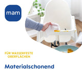MAM maandverband 3-pack (3 x 24 stuks), schoonmaakdoekjes voor medische hulpmiddelen en babyaccessoires, antibacteriële en viruseffectieve maandverbanden