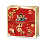 Reber Mozart-balletjes met pure chocolade, verpakking van 6 met marsepein en nougat, veganistisch - 1 x 120 g