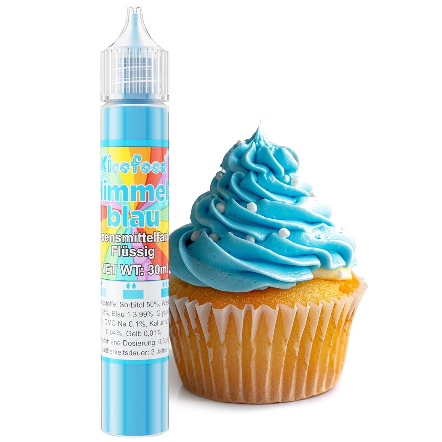 Kleurstof voor levensmiddelen - 30 ml hooggeconcentreerde vloeibare kleurstof voor levensmiddelen, kleurstof voor taartdecoratie, handwerk, airbrushen, doe-het-zepen (Druivenviolet)