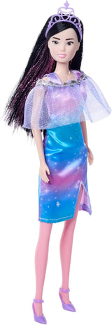 Simba Steffi Love Fantasy Princess, 4 verschillende kleuren, slechts één item verzonden, prinsessenpop met cape en glitterstrepen, 29 cm, vanaf 3 jaar
