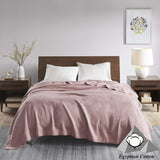 Madison Park 100% Egyptisch katoen ademend dekbeddeken Premium gebreide luxe seizoenslichtgewicht hoes voor slaapbank en bank Volledige/queensize bed Rose Naty Shop dekbedden en dekbedden