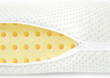 Mister Sandman Ergonomisch kussen 40X80, nekkussen met Aloë Vera kussensloop, Visco kussen Perfect voor buikslapers, rugslapers en zijslapers, kussen van traagschuim Cervicale orthopedische kussens Naty Shop