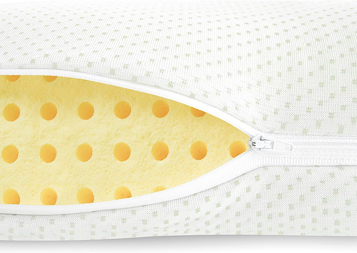 Mister Sandman Ergonomisch kussen 40X80, nekkussen met Aloë Vera kussensloop, Visco kussen Perfect voor buikslapers, rugslapers en zijslapers, kussen van traagschuim Cervicale orthopedische kussens Naty Shop