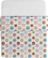 Italiaans beddengoed basic zomerdekbed, bedrukte microvezel, 250X240Cm, cirkel Quilts en quilts Naty Shop