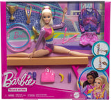 Barbie Leuke gymnastiekspeelset met evenwichtsbalk en meer dan 10 themaonderdelen voor winnende verhalen, HRG52