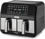 Kenwood Khealthy Twin Airfryer, 8L (2X4L), dubbele kamer, 8 programma's, Dual Cook & Sync Finish-functie, touchscreen Apparaten Naty Shop Standaardtitel