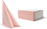 Alvotex CHIC Airlaid 50 servetten, stofachtig, hoge kwaliteit, wegwerpservet, roze, 40X40Cm, As40X40