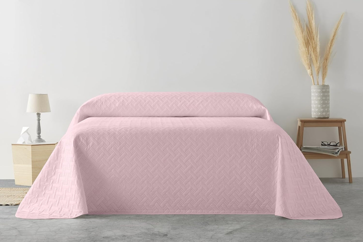 LISO - Sprei voor 105 Cm - Bouti Sprei - Lente en Zomer - 200X260 Cm - Roze Bedden en Dekens Besuche den Degrees home-Store