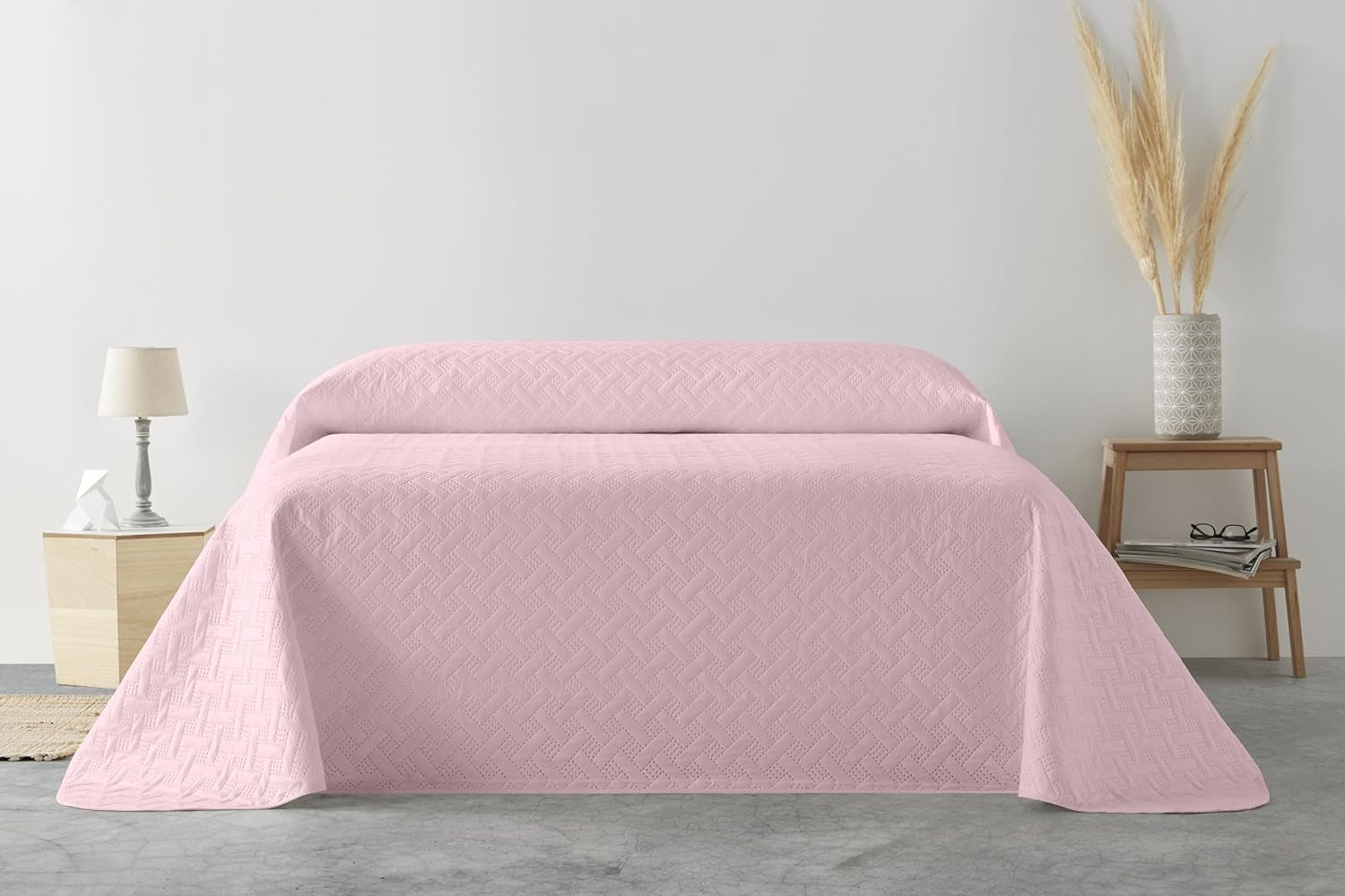 LISO - Sprei voor 105 Cm - Bouti Sprei - Lente en Zomer - 200X260 Cm - Roze Bedden en Dekens Besuche den Degrees home-Store