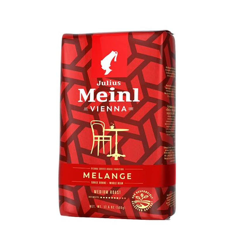 Vienna Melange - 500g volle granen | Klassieke Weense koffiemelange | Aromatische koffie verkregen uit 100% Arabica bonen. Ideaal voor volautomatische koffiemachines en espressomachines