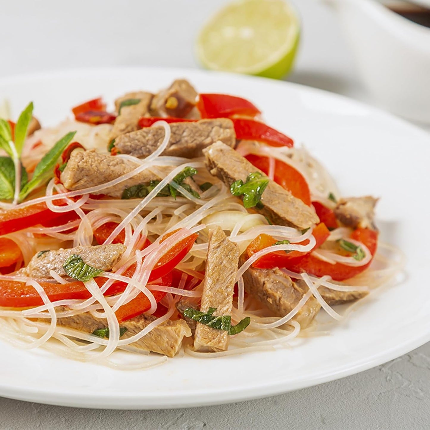 Bioasia Biologische Glasnoedels - Biologische Erwtenzetmeel Lange Glasnoedels - Natuurlijk Veganistisch en Glutenvrij - 1 x 100g